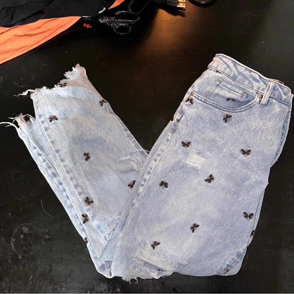 butterfly jeans